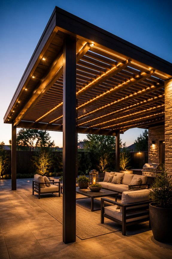 led lighting for outdoor ambiance