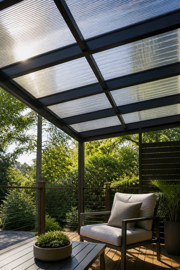 lightweight durable outdoor roofing