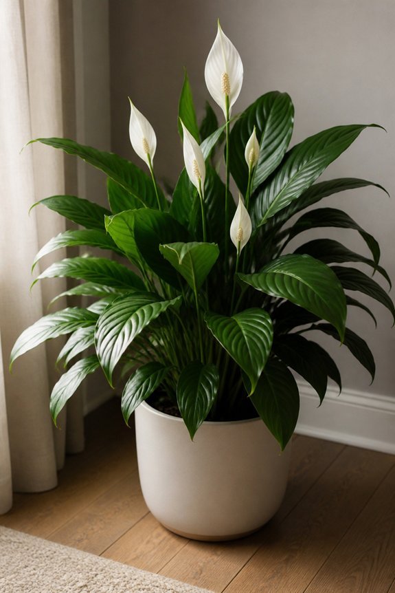 low light easy care blooms