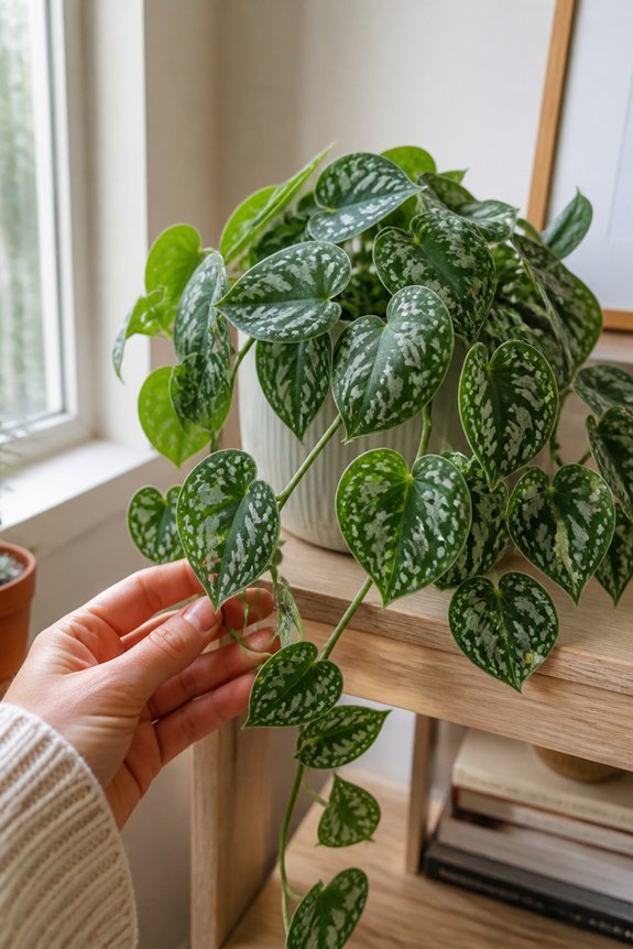 low maintenance silver studded vine