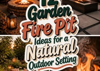 natural outdoor fire pit