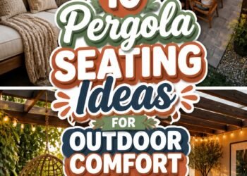 outdoor pergola seating inspiration