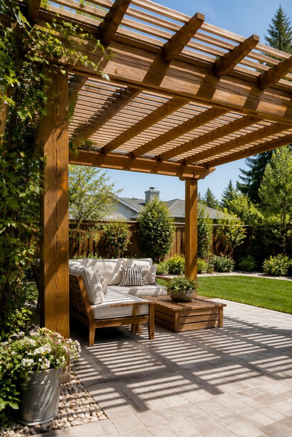 partial shade outdoor structure