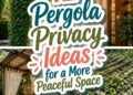 peaceful pergola privacy solutions