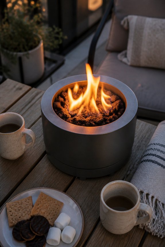 portable warmth for gatherings