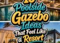resort style poolside gazebos