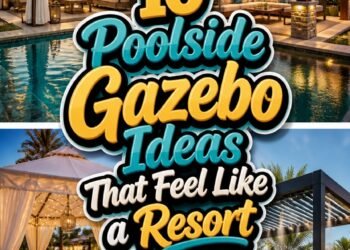 resort style poolside gazebos