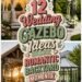 romantic backyard wedding gazebos