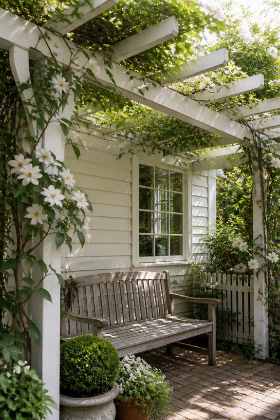romantic charm in gardens