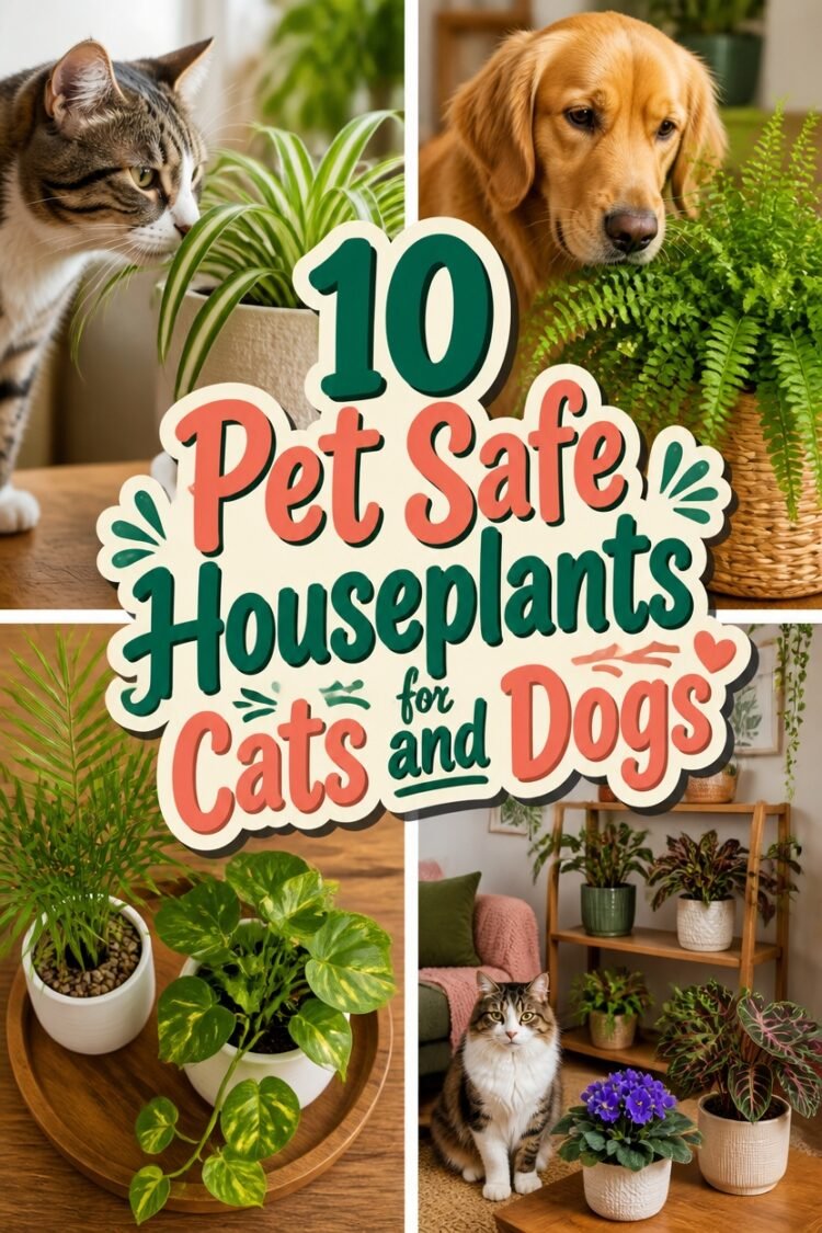 safe houseplants for pets