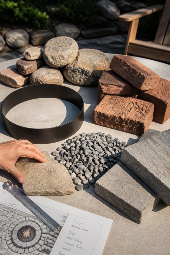 select complementary fire pit