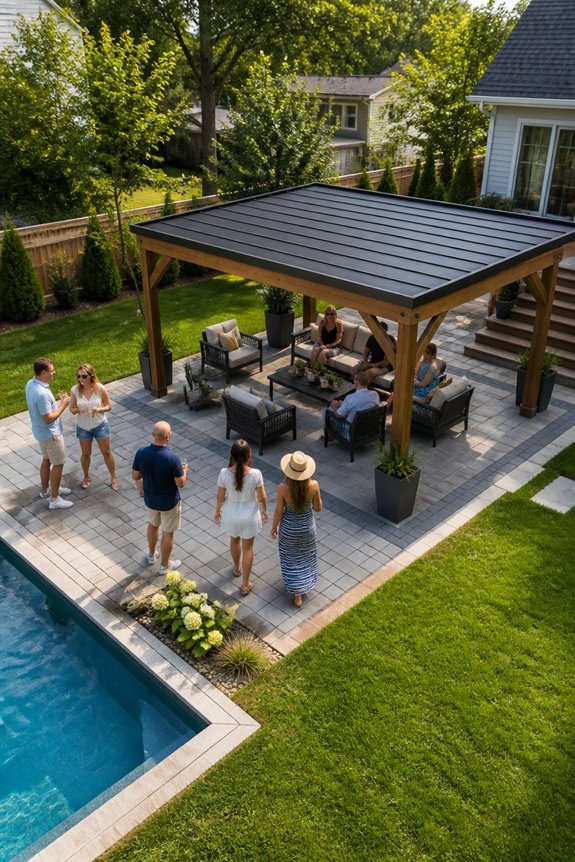 sizing gazebo for guests