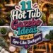 spa inspired backyard hot tubs