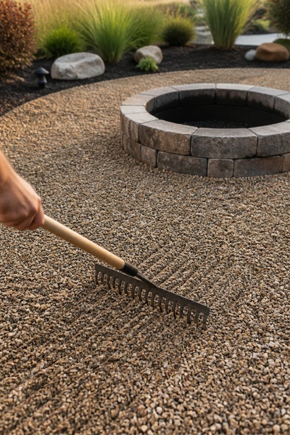 stable fire pit foundation