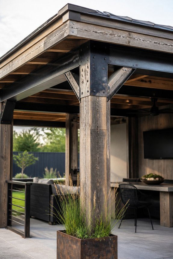 sustainable recycled material gazebos