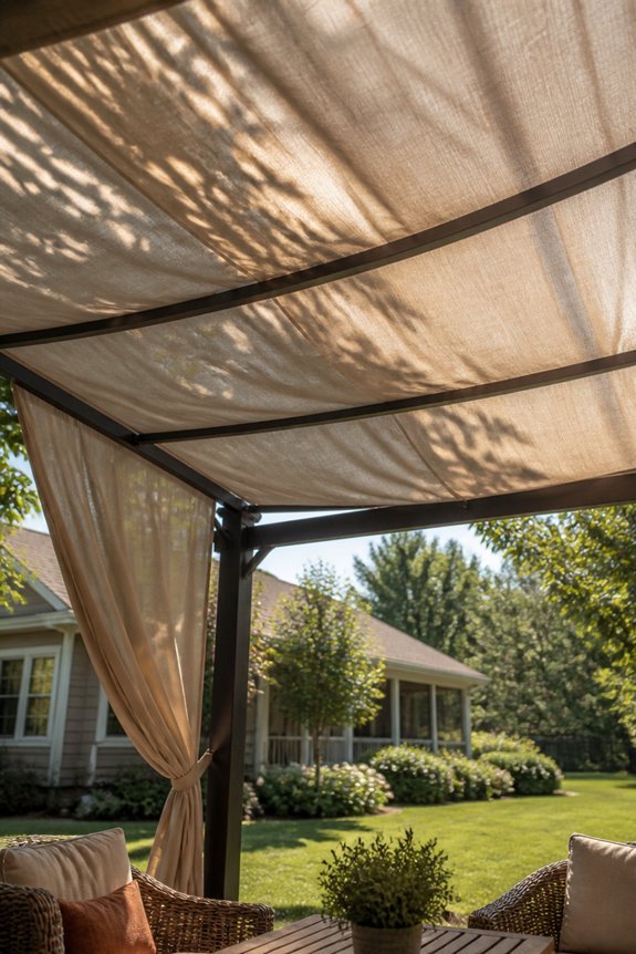 temporary portable shade solution