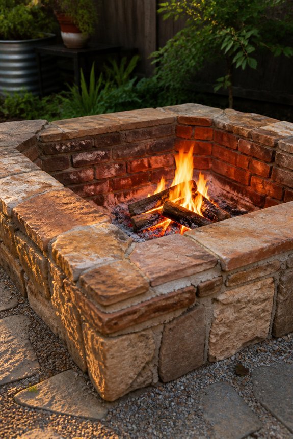 timeless rustic outdoor centerpiece