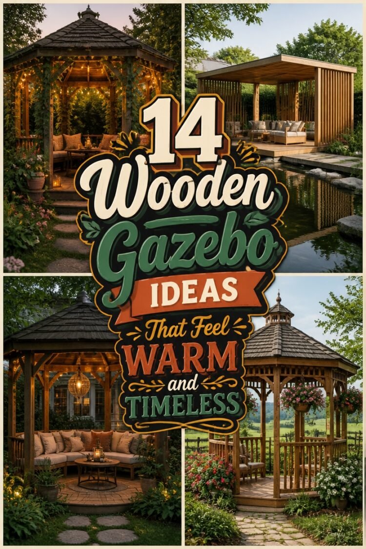 timeless wooden gazebo designs