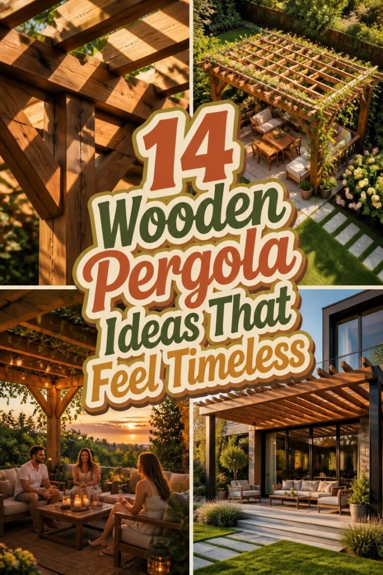 timeless wooden pergola designs
