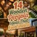 timeless wooden pergola designs