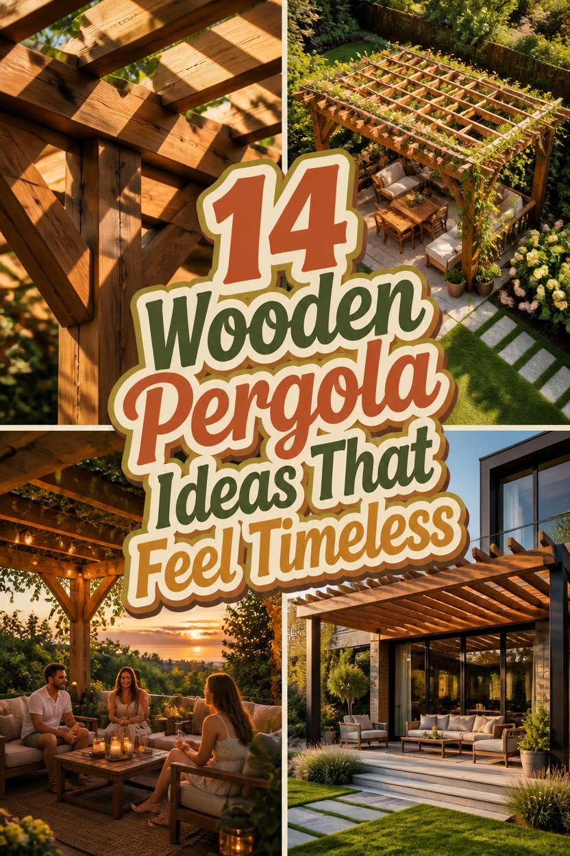 timeless wooden pergola designs