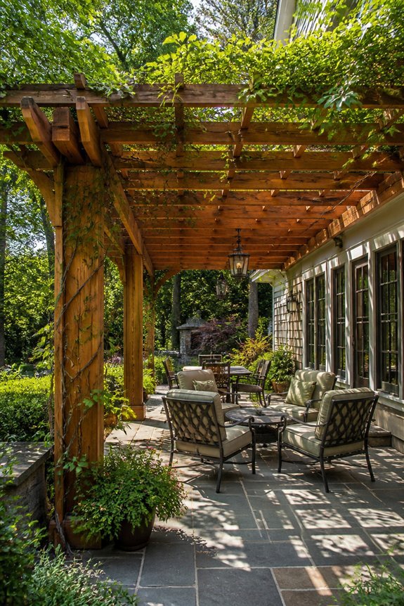 timeless wooden pergola durability