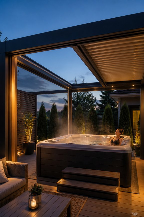 versatile retractable roof gazebos