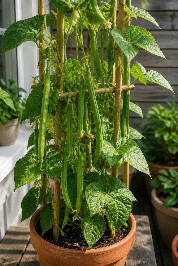 vertical bean cultivation tips