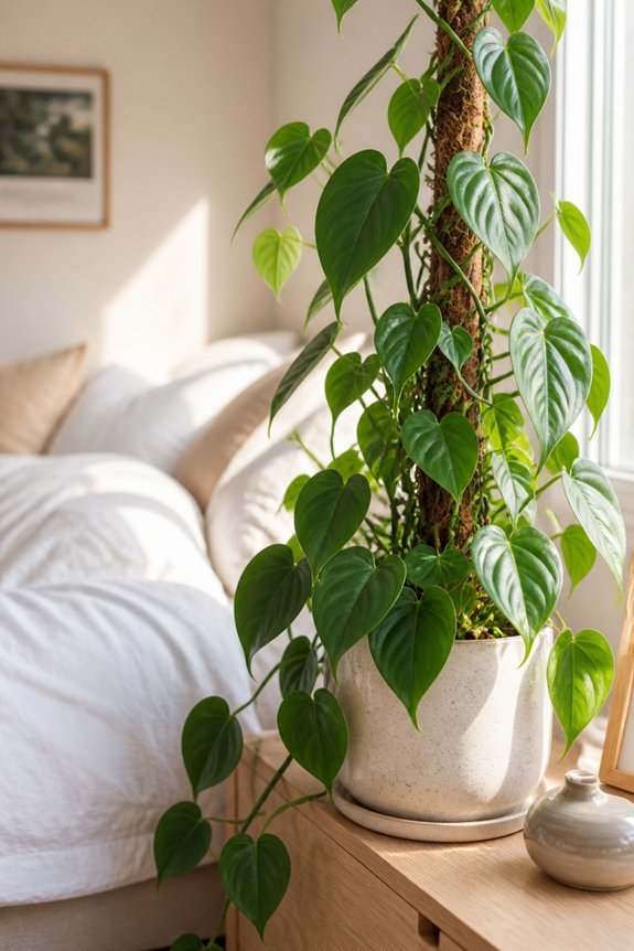vertical climbing houseplants elegance