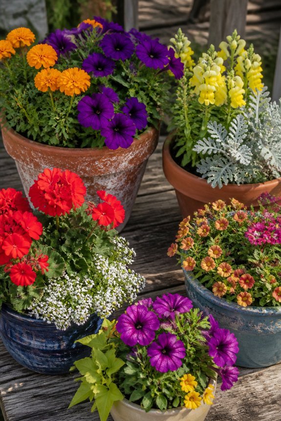 vibrant container color combinations