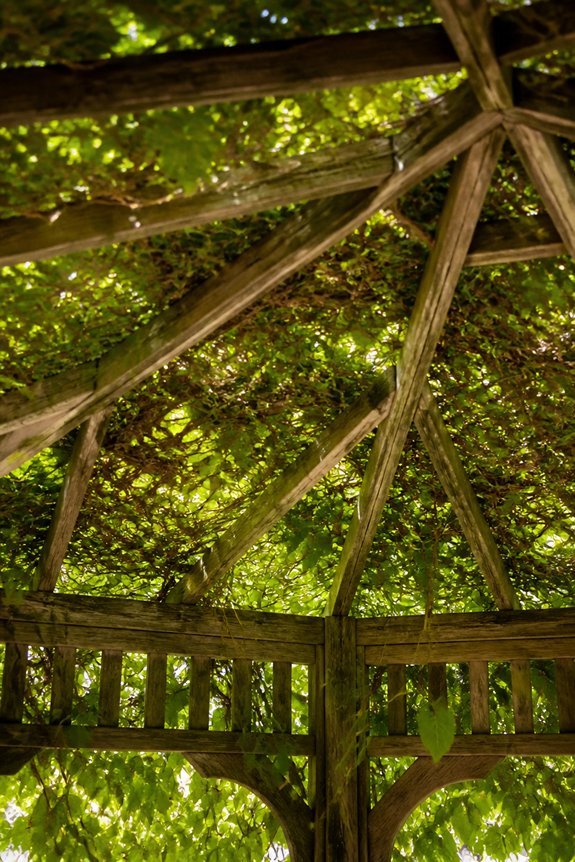 vine covered gazebo insulation benefits