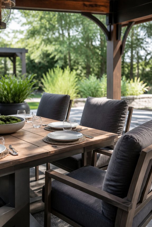 weather resistant gazebo furniture choices
