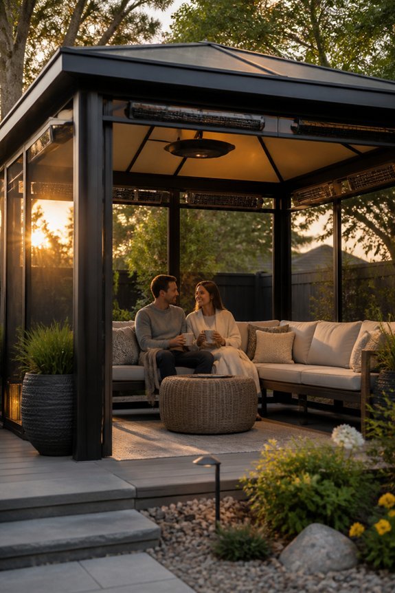 year round outdoor comfort space
