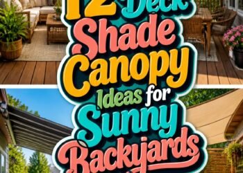 Deck Shade Canopy Ideas for Sunny Backyards