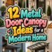 Metal Door Canopy Ideas for a Modern Home