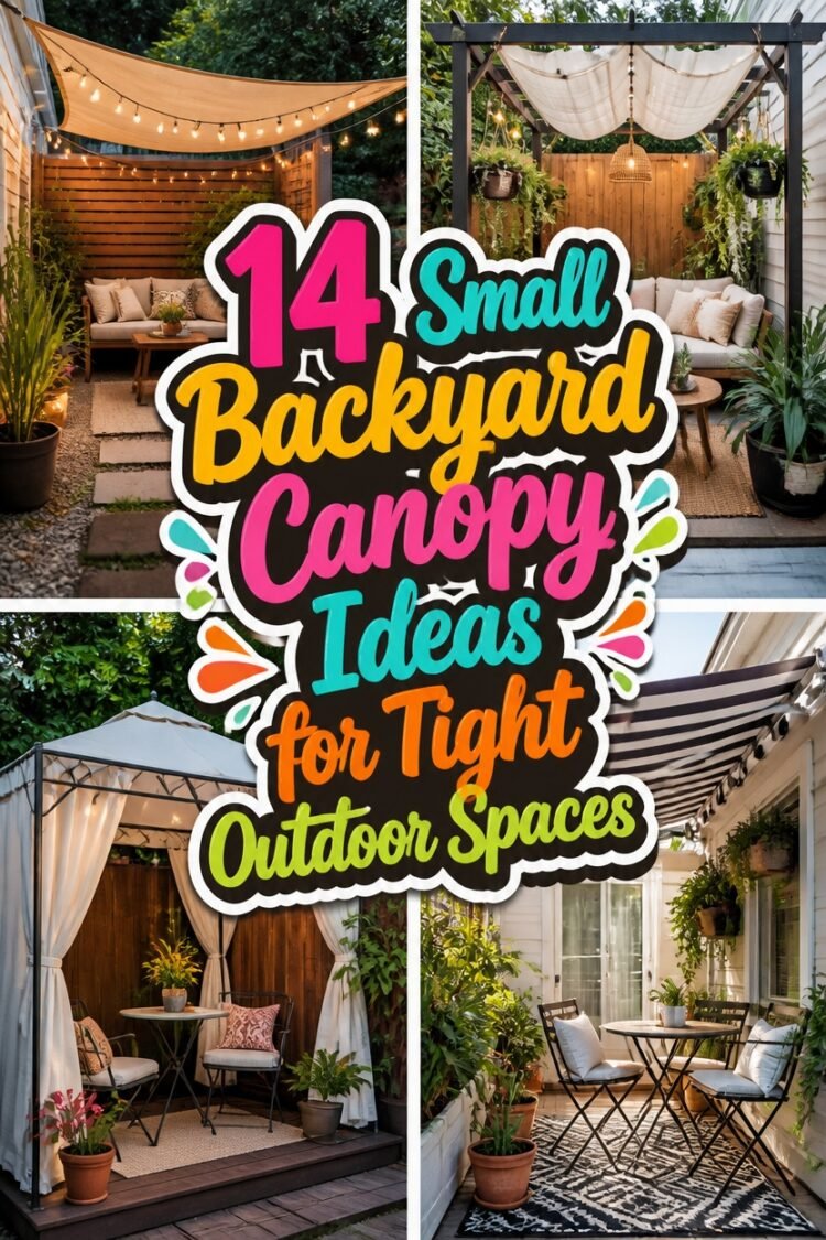 Small Backyard Canopy Ideas for Tight Outdoor Spaces