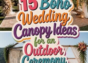 Boho Wedding Canopy Ideas for an Outdoor Ceremony