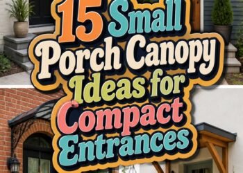 Small Porch Canopy Ideas for Compact Entrances