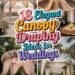 Elegant Canopy Draping Ideas for Weddings