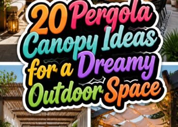 Pergola Canopy Ideas for a Dreamy Outdoor Space