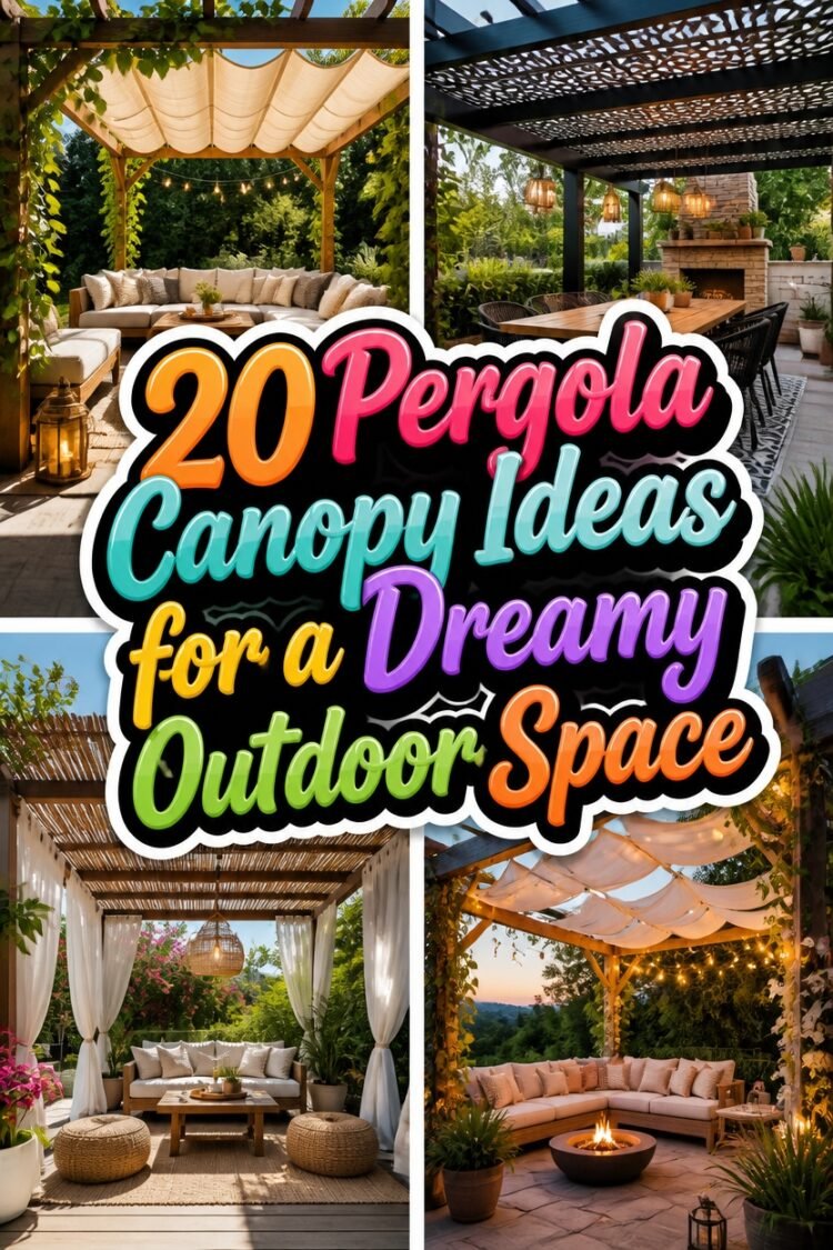 Pergola Canopy Ideas for a Dreamy Outdoor Space