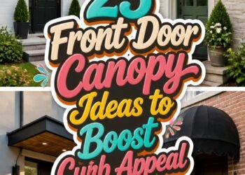 Front Door Canopy Ideas to Boost Curb Appeal