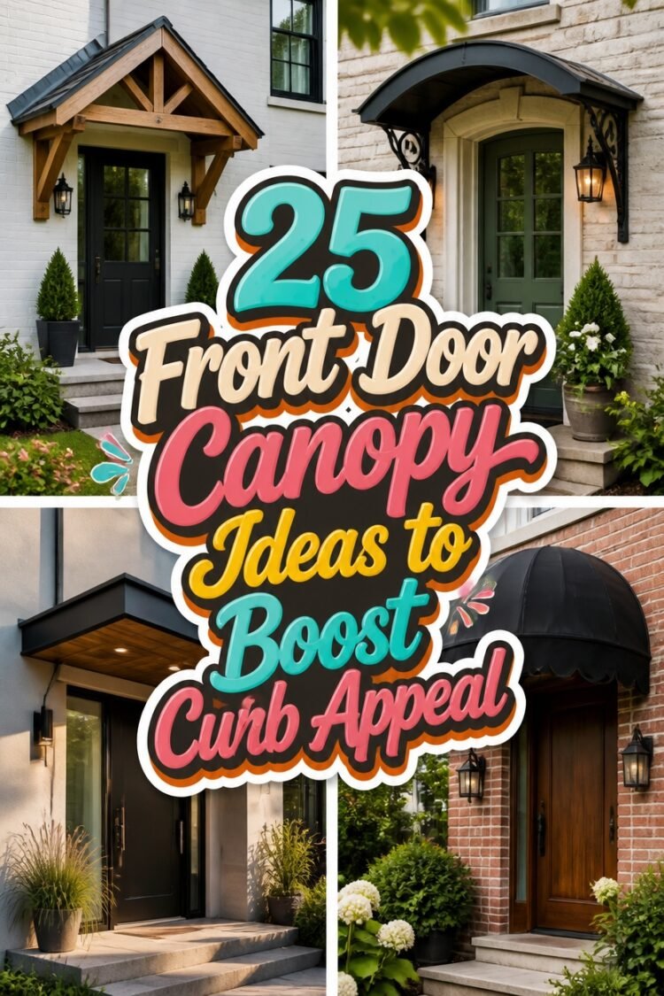 Front Door Canopy Ideas to Boost Curb Appeal