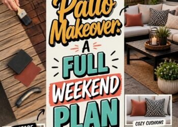 DIY patio makeover