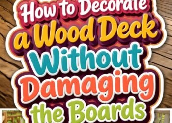 how to decorate a wood deck
