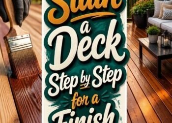 How to Stain a Deck Step by Step for a Finish That Lasts