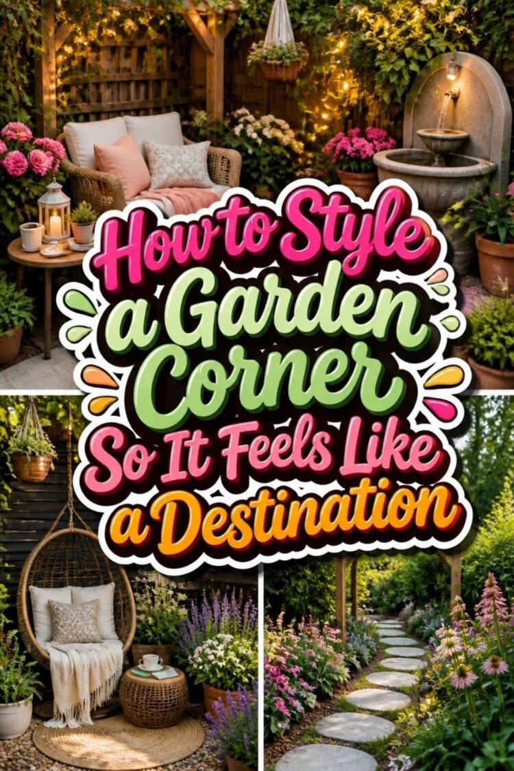 How to Style a Garden Corner So It Feels Like a Destination