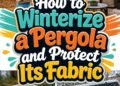 How to Winterize a Pergola and Protect Its Fabric