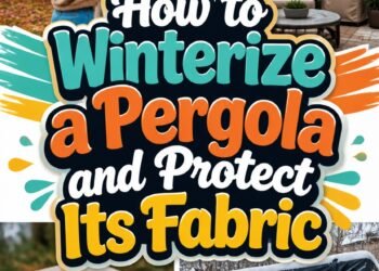 How to Winterize a Pergola and Protect Its Fabric