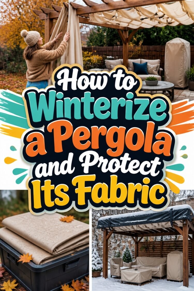 How to Winterize a Pergola and Protect Its Fabric